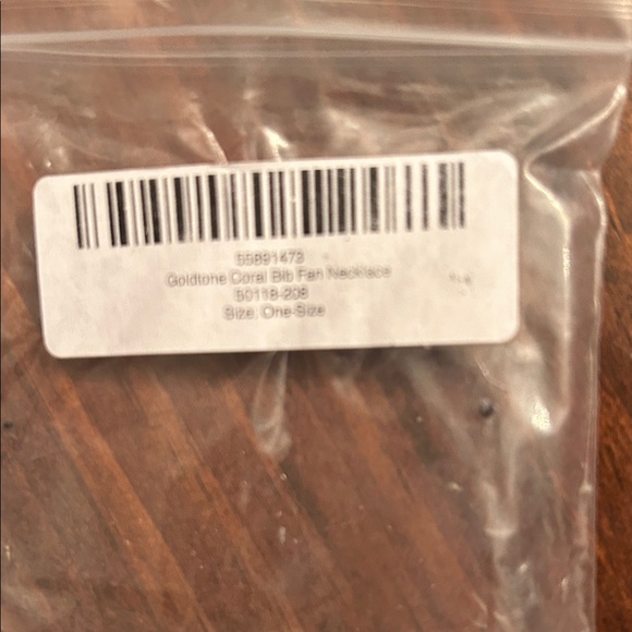 Elegant Gold and Orange Necklace - Picture 7 of 7